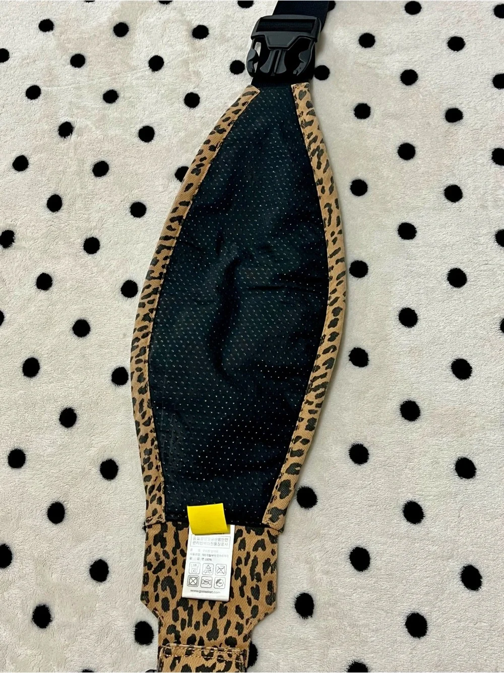 GOOSEKET Toddler Sling Hip Carrier - Brown Leopard Print